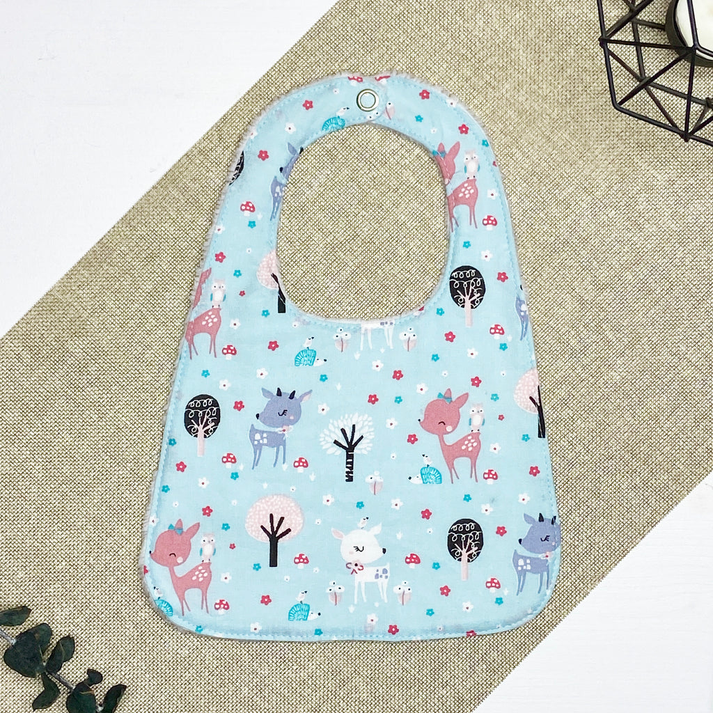 Bavoir - Forêt magique bleue