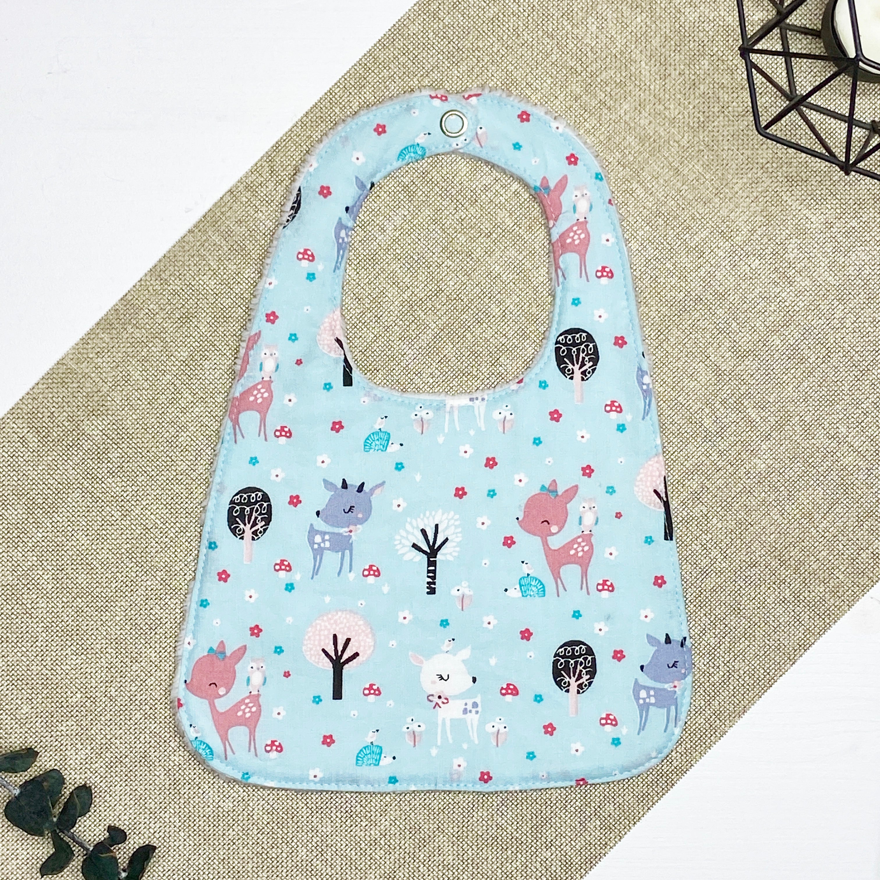 Bavoir - Forêt magique bleue