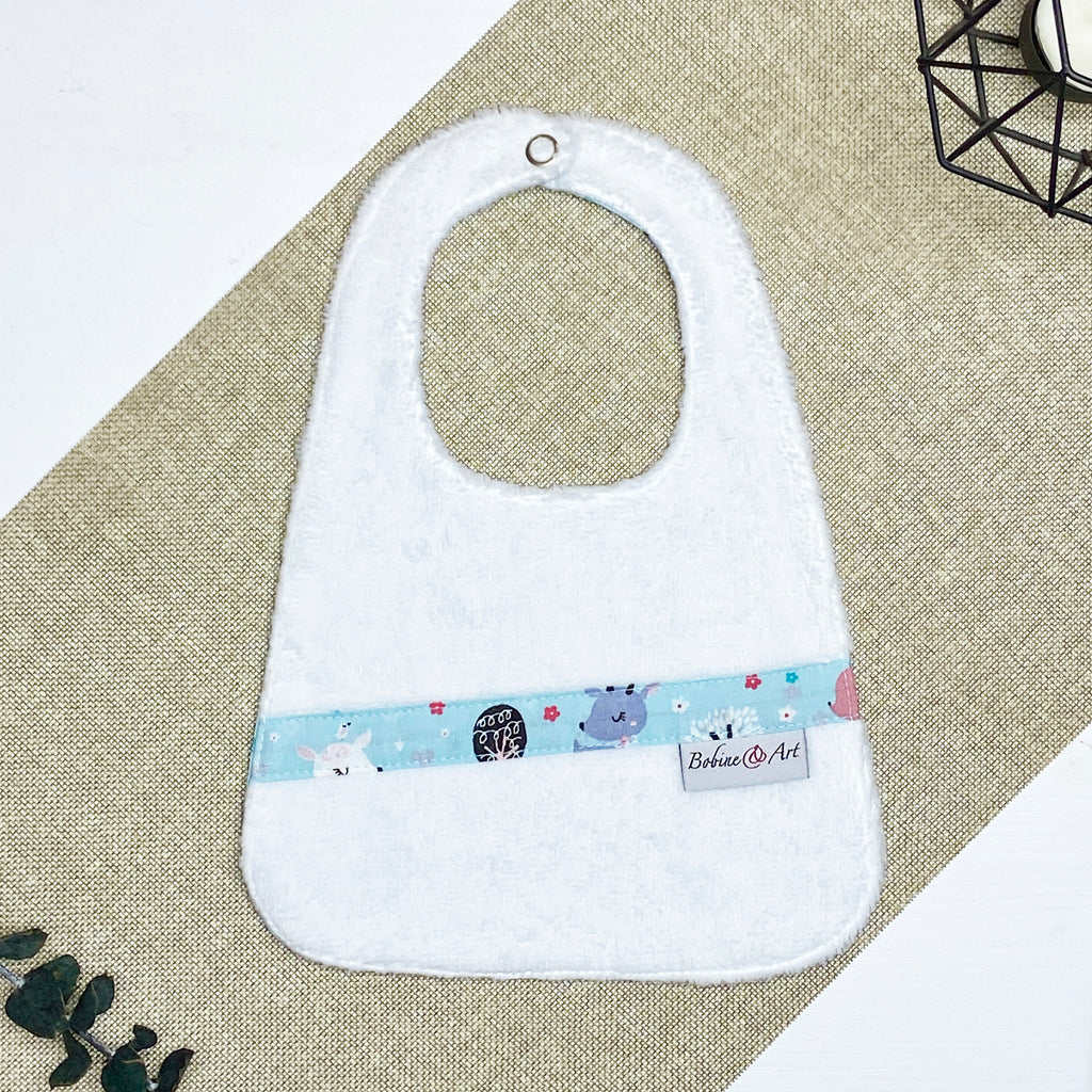 Bavoir - Forêt magique bleue