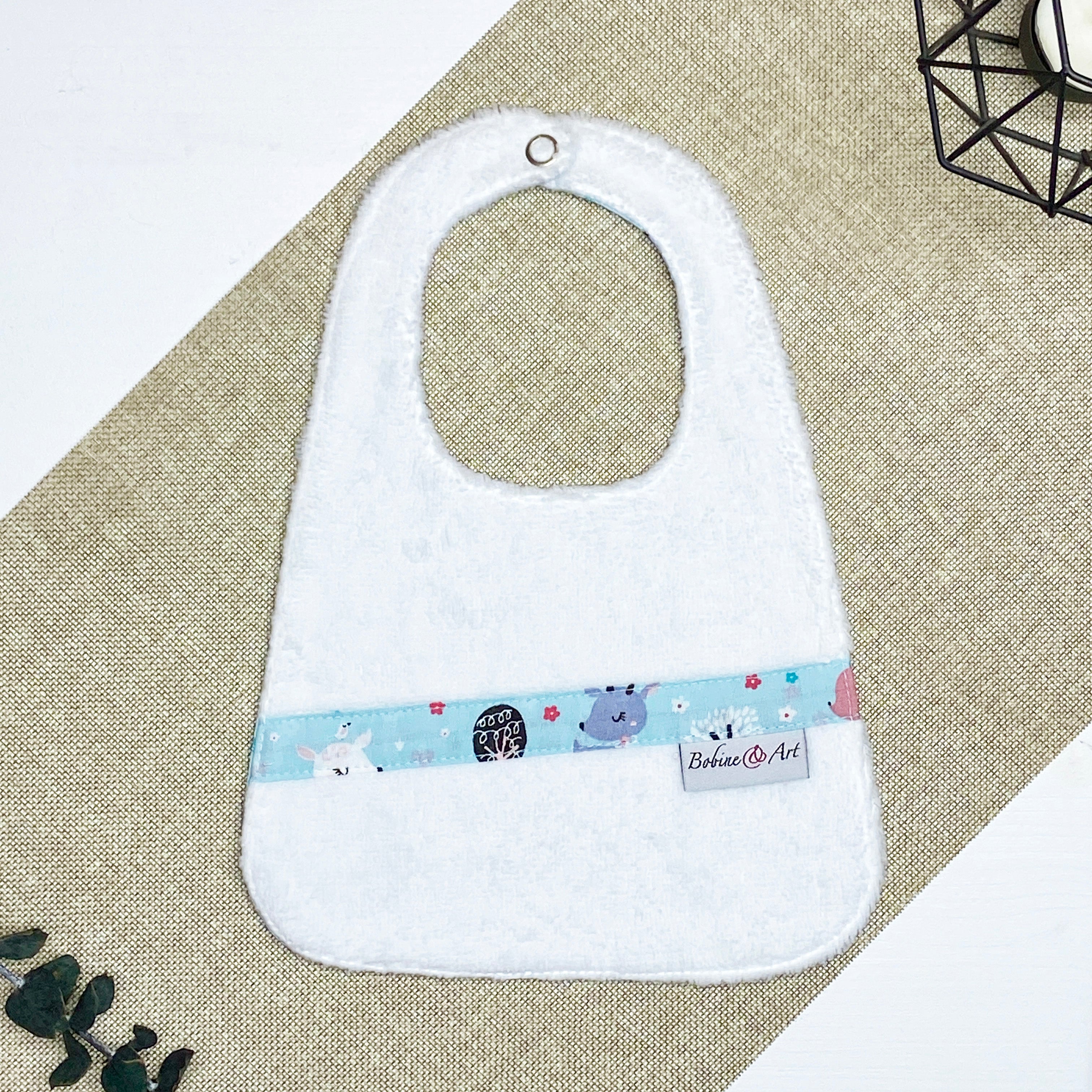 Bavoir - Forêt magique bleue