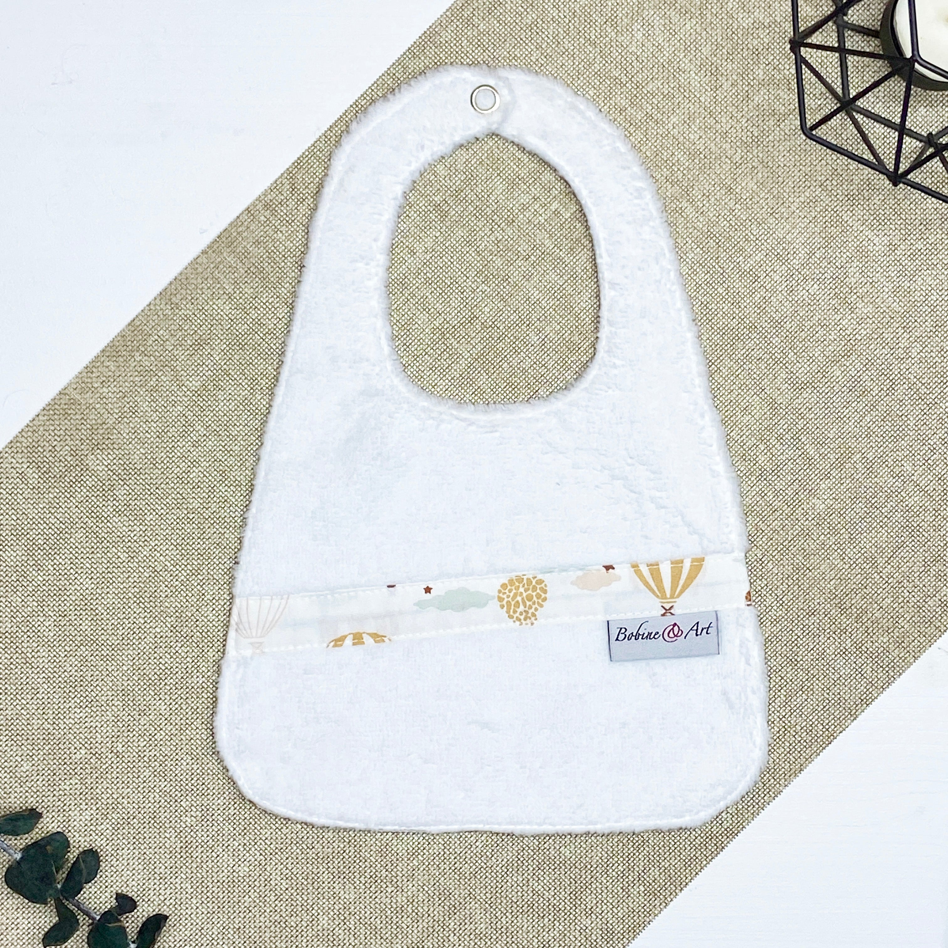 Bavoir - Montgolfière