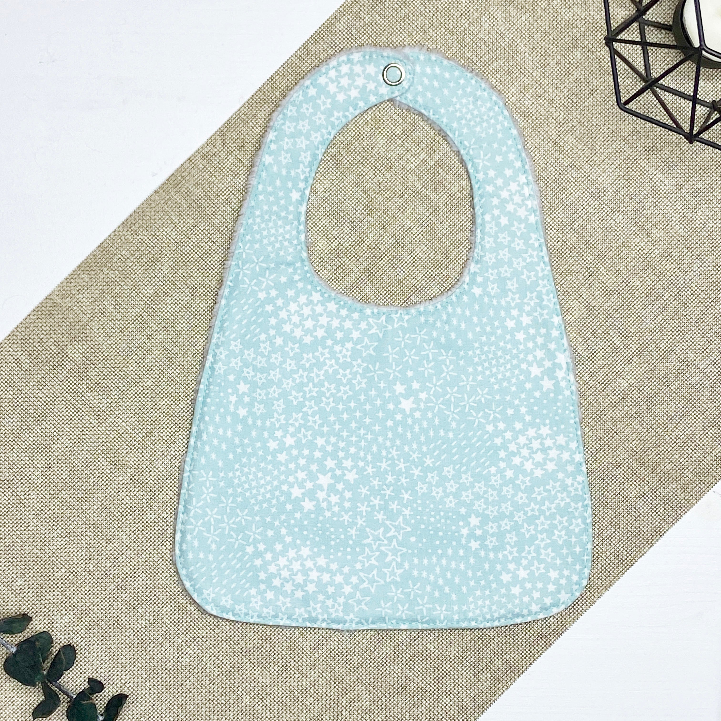 Bavoir - Vert étoilé