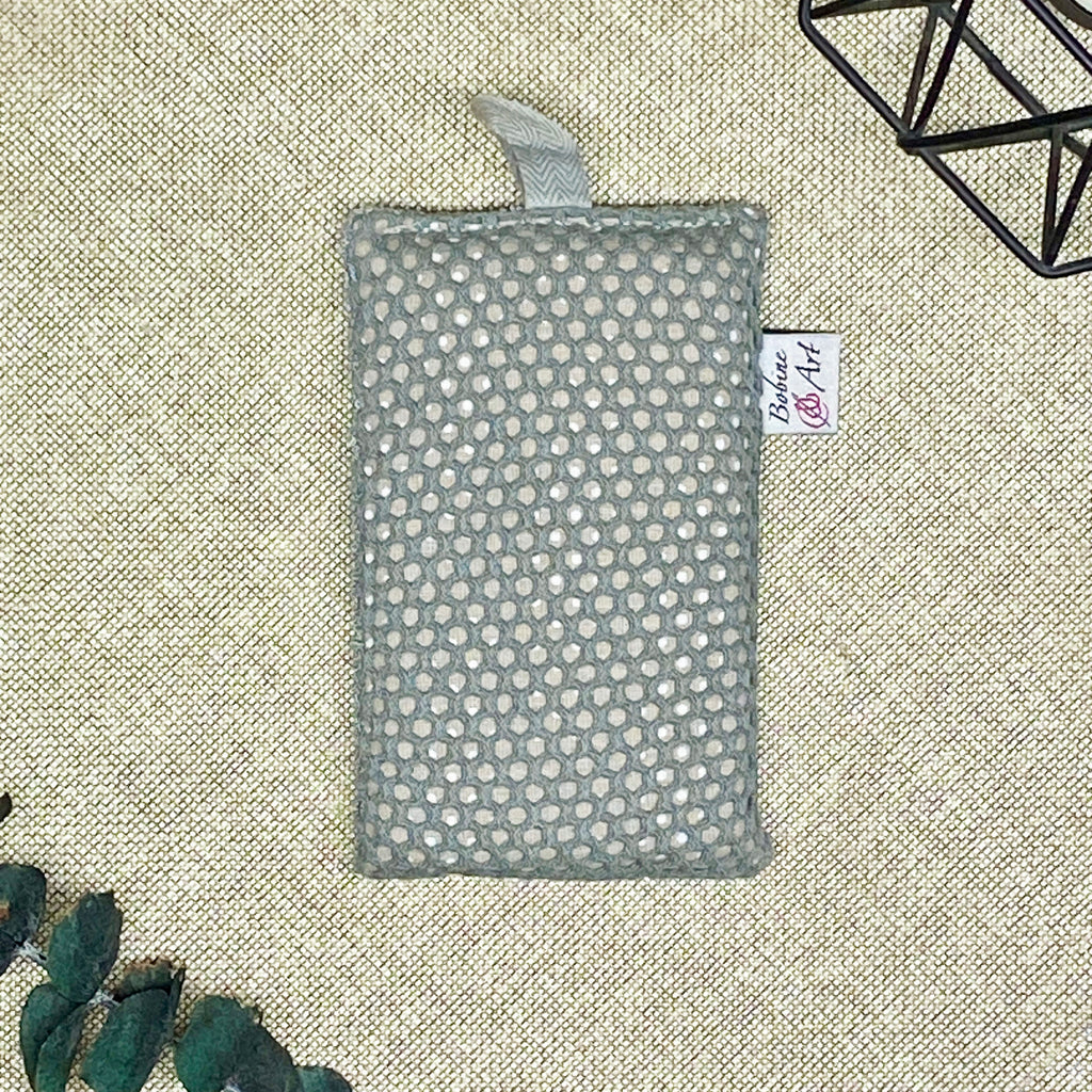 Éponge - Beige pois blancs