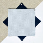 Essuie-tout - Gris clair pois blancs