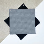 Essuie-tout - Gris pois blancs