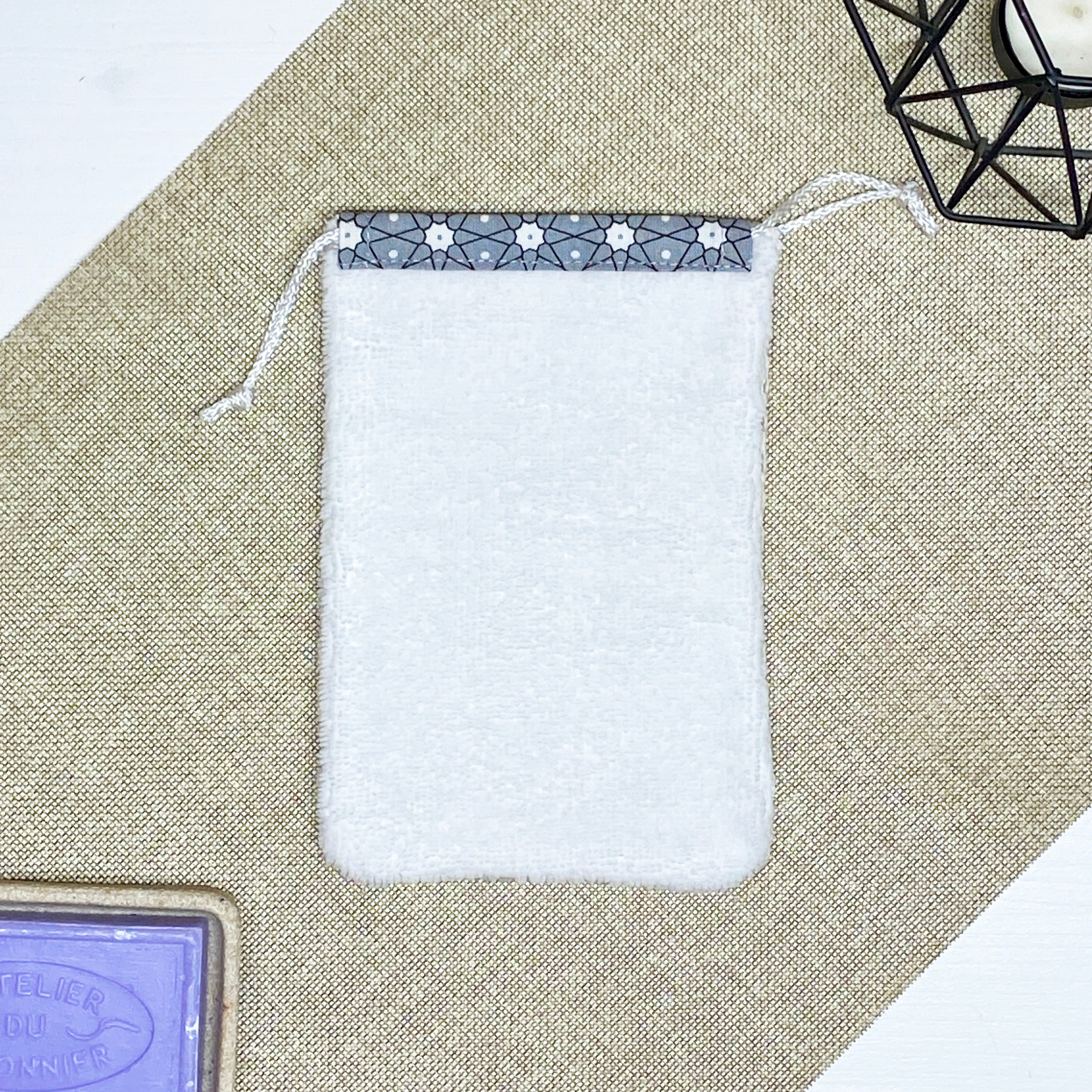 Gant Porte-savon - Graphique gris