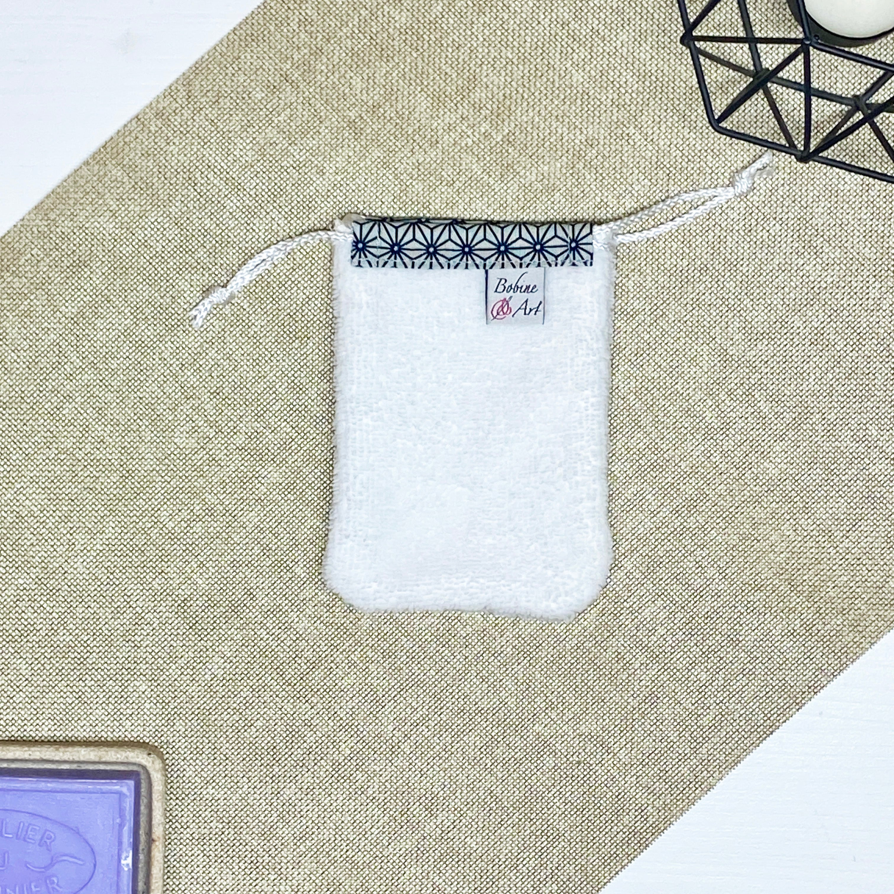 Gant d'apprentissage - Graphique gris bleu