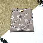 Pochette à livre de poche - Fleur japonaise