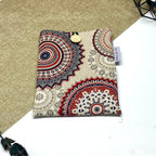 Pochette à livre de poche - Mandala rouge