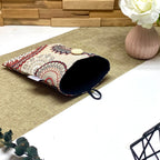 Pochette à livre de poche - Mandala rouge