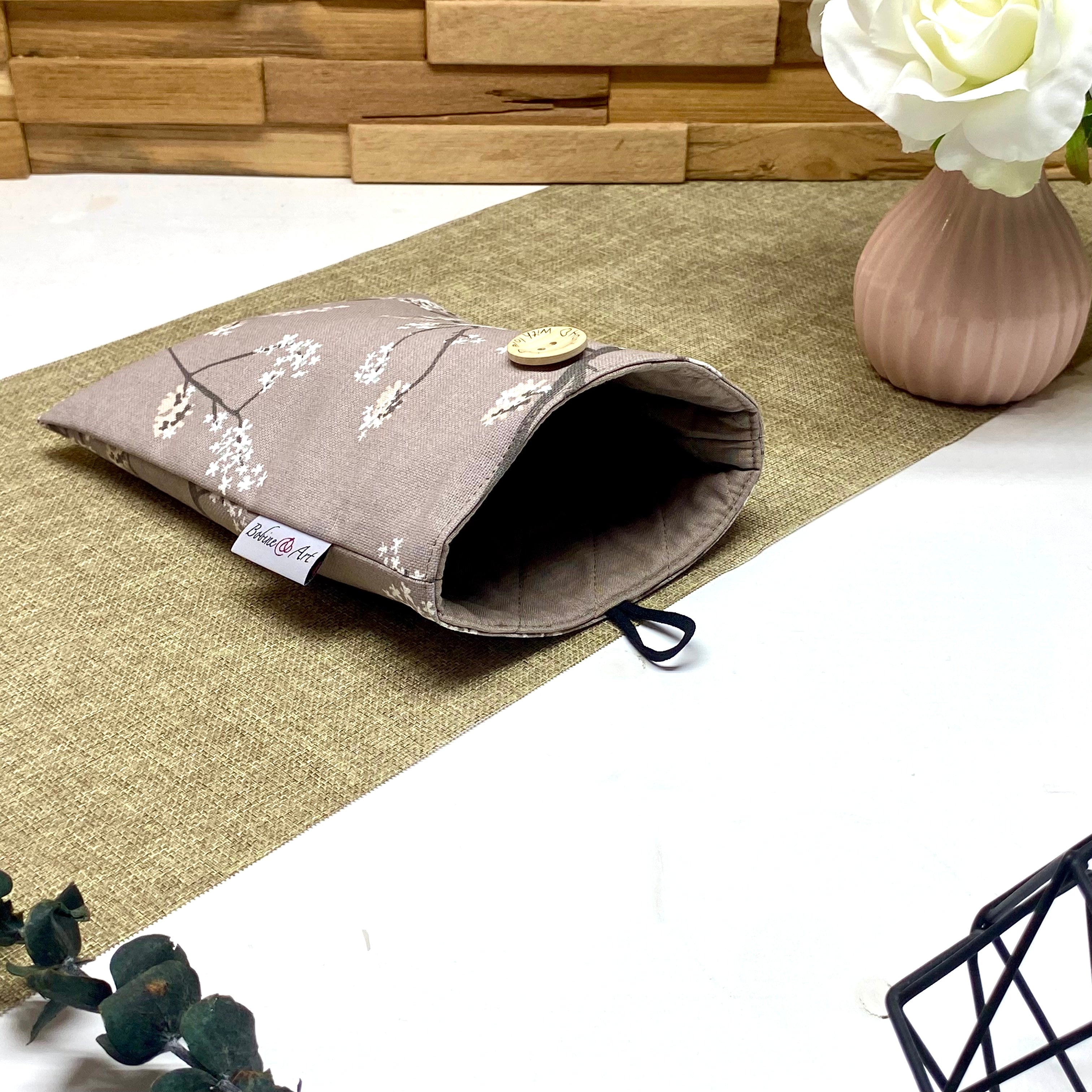 Pochette à livre de poche - Fleur japonaise