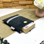 Pochette à livre de poche - Velours noir