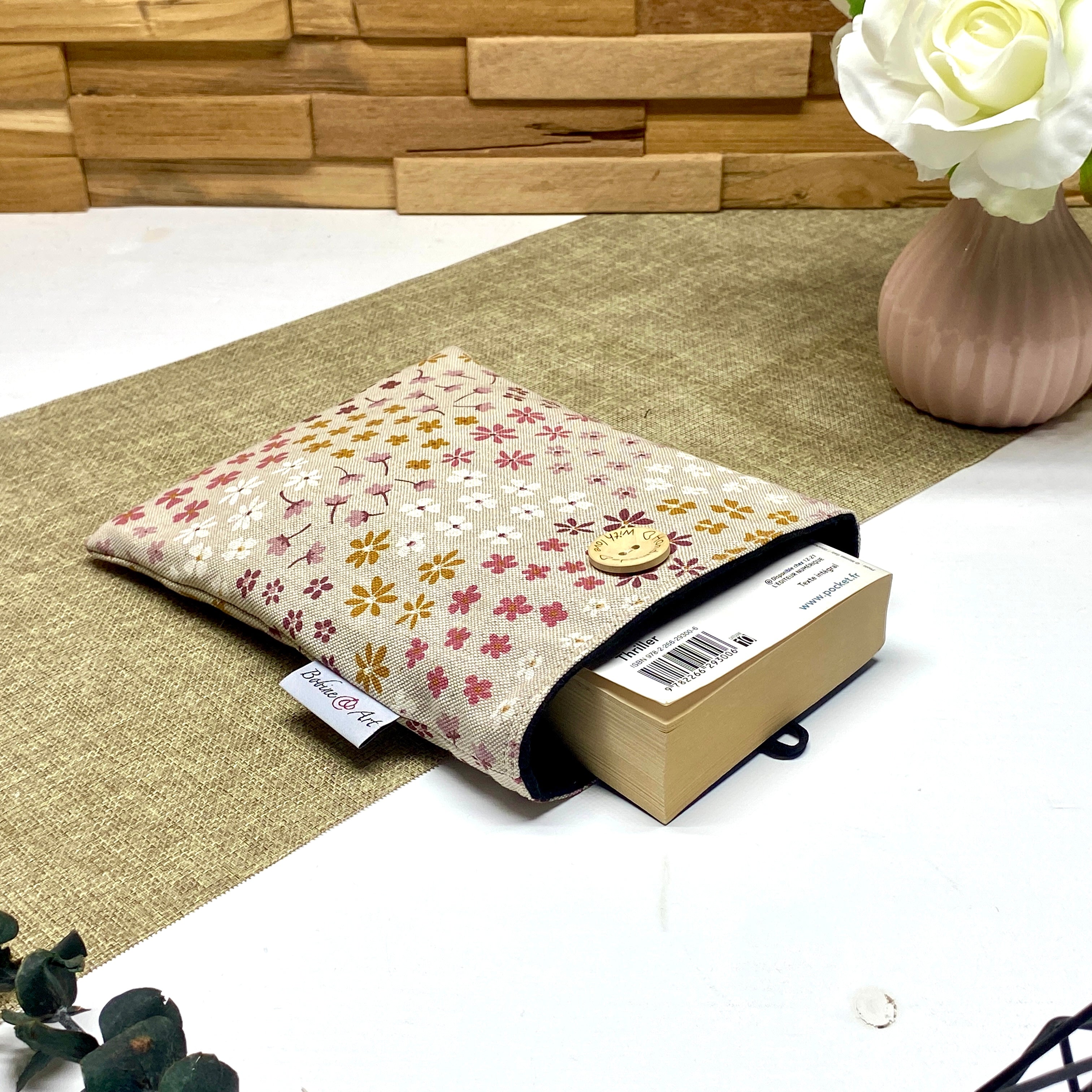 Pochette à livre de poche - Petite fleur