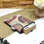 Pochette à livre de poche - Mandala rouge