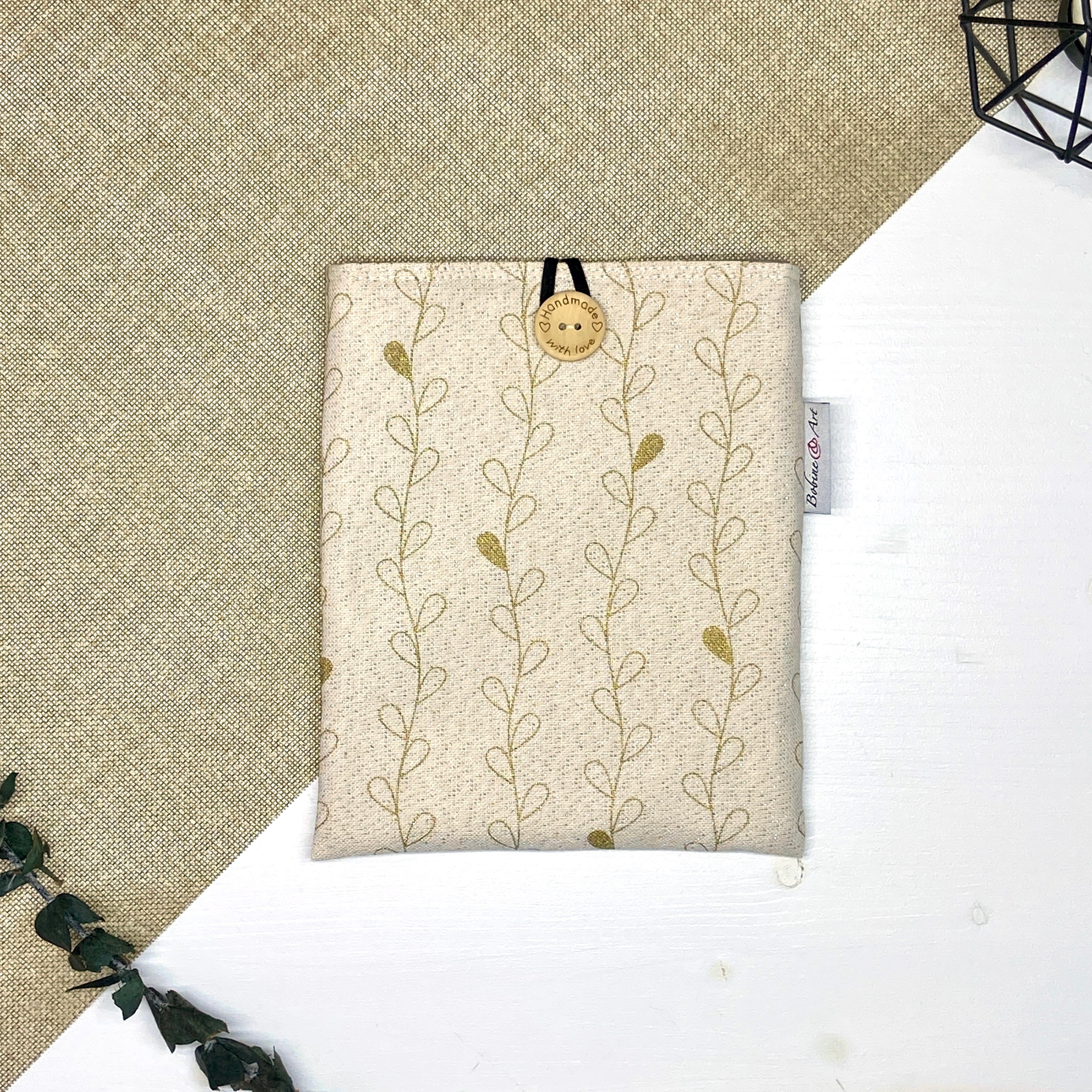 Pochette à livre de poche - Feuille or