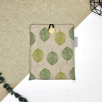 Pochette à livre de poche - Feuille verte
