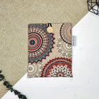 Pochette à livre de poche - Mandala rouge