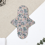 Serviette hygiénique lavable réutilisable en tissu - Fleur