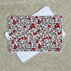 Lingette Bambou - Fleur rouge