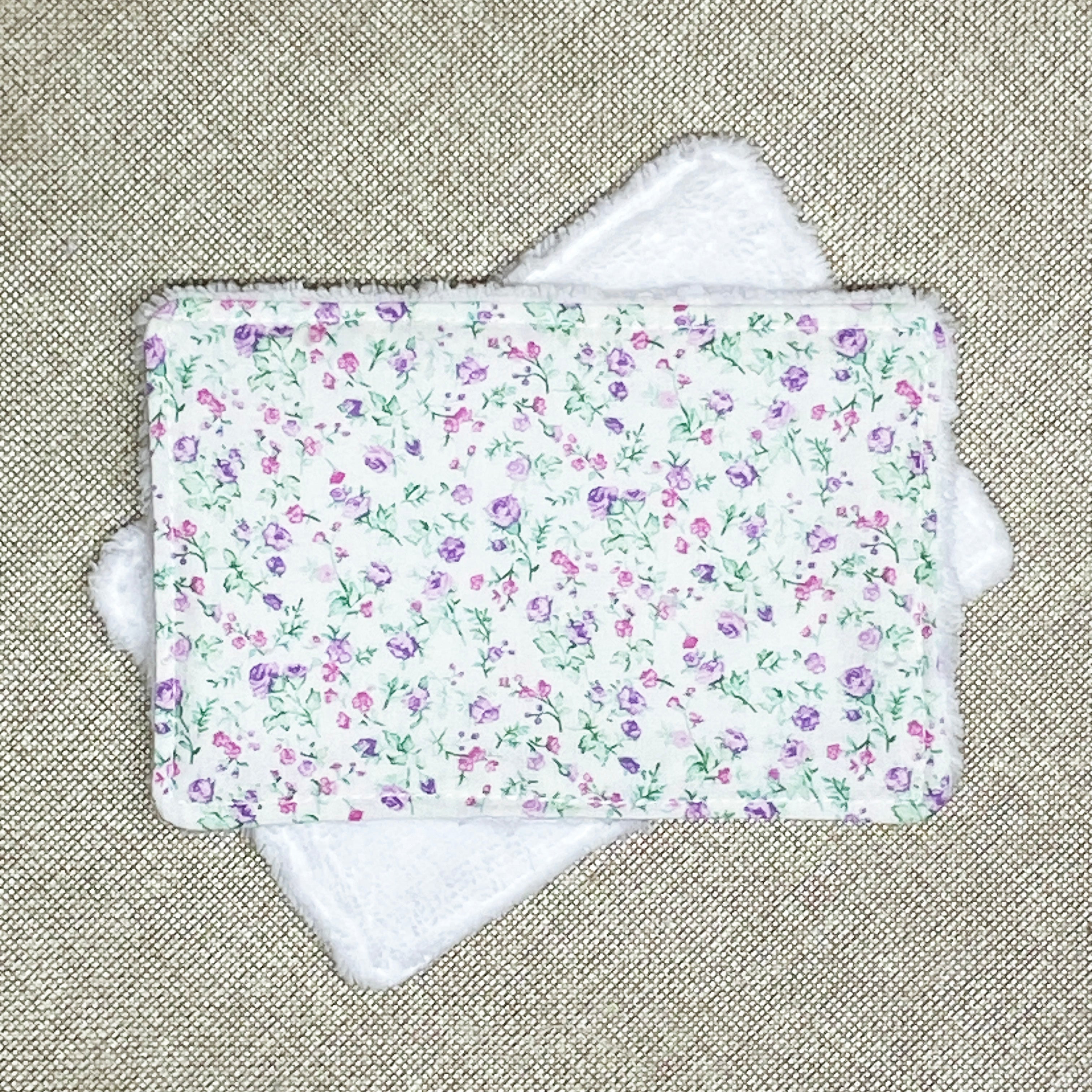 Lingette Bambou - Fleur violette