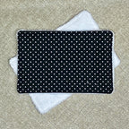 Lingette Bambou - Noir pois blancs