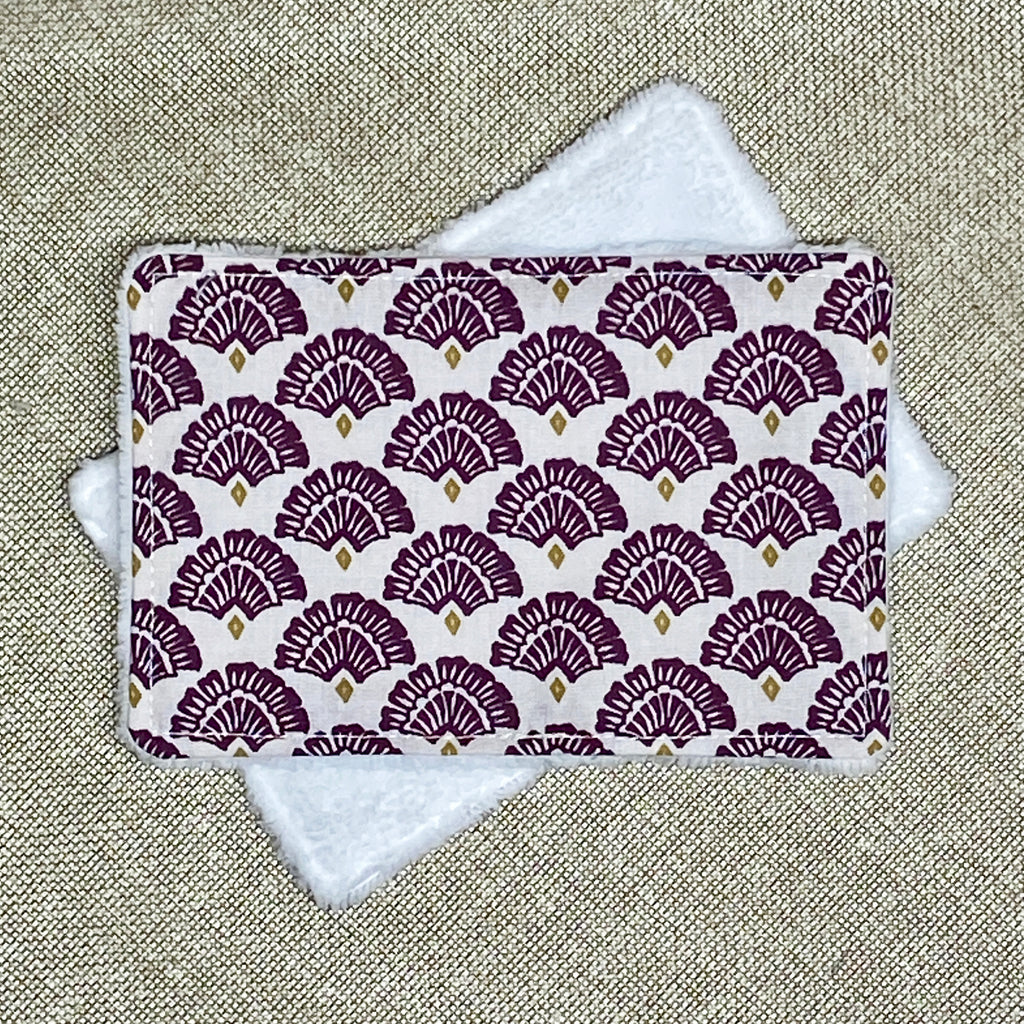 Lingette Bambou - Paon bordeaux