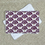 Lingette Bambou - Paon bordeaux