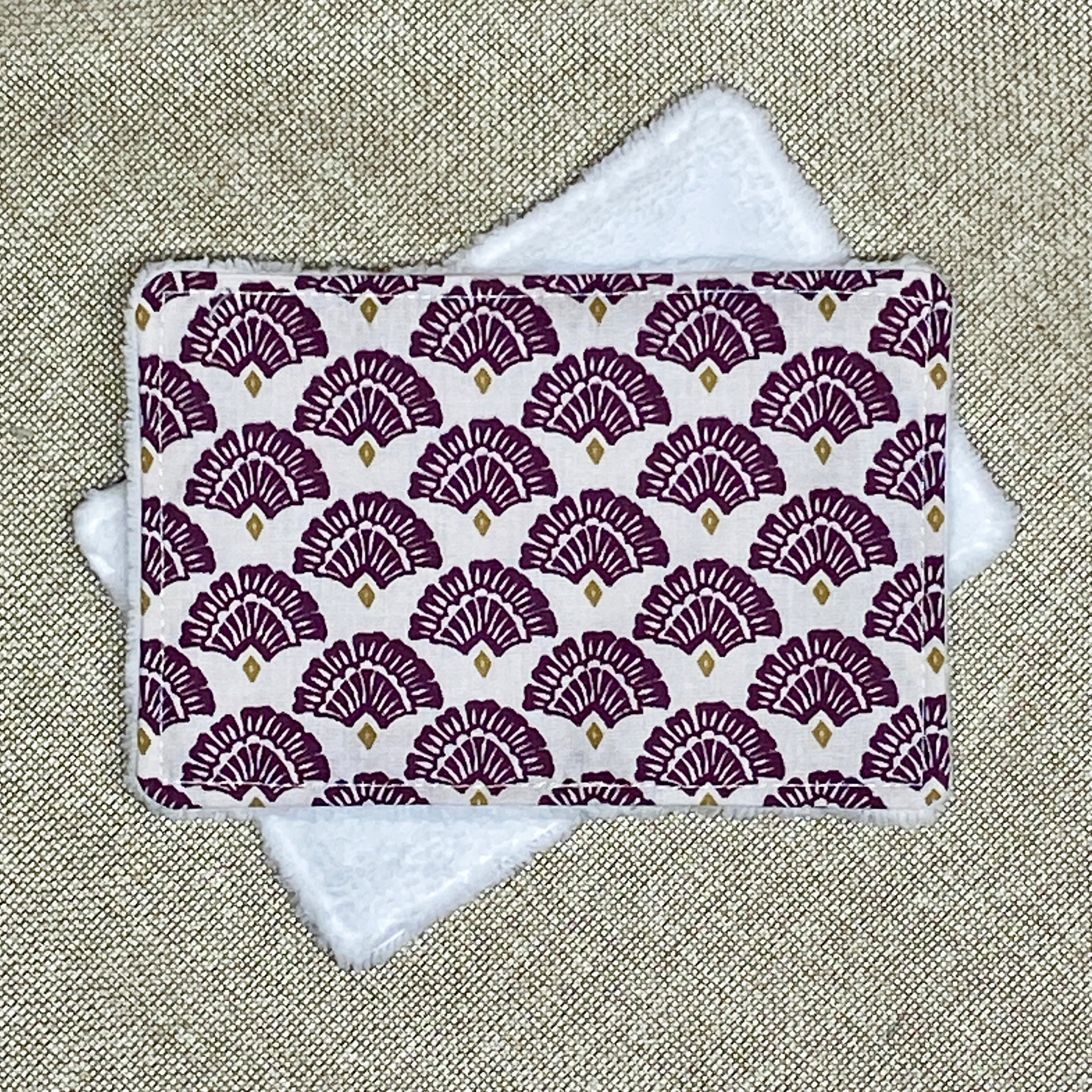 Lingette Bambou - Paon bordeaux