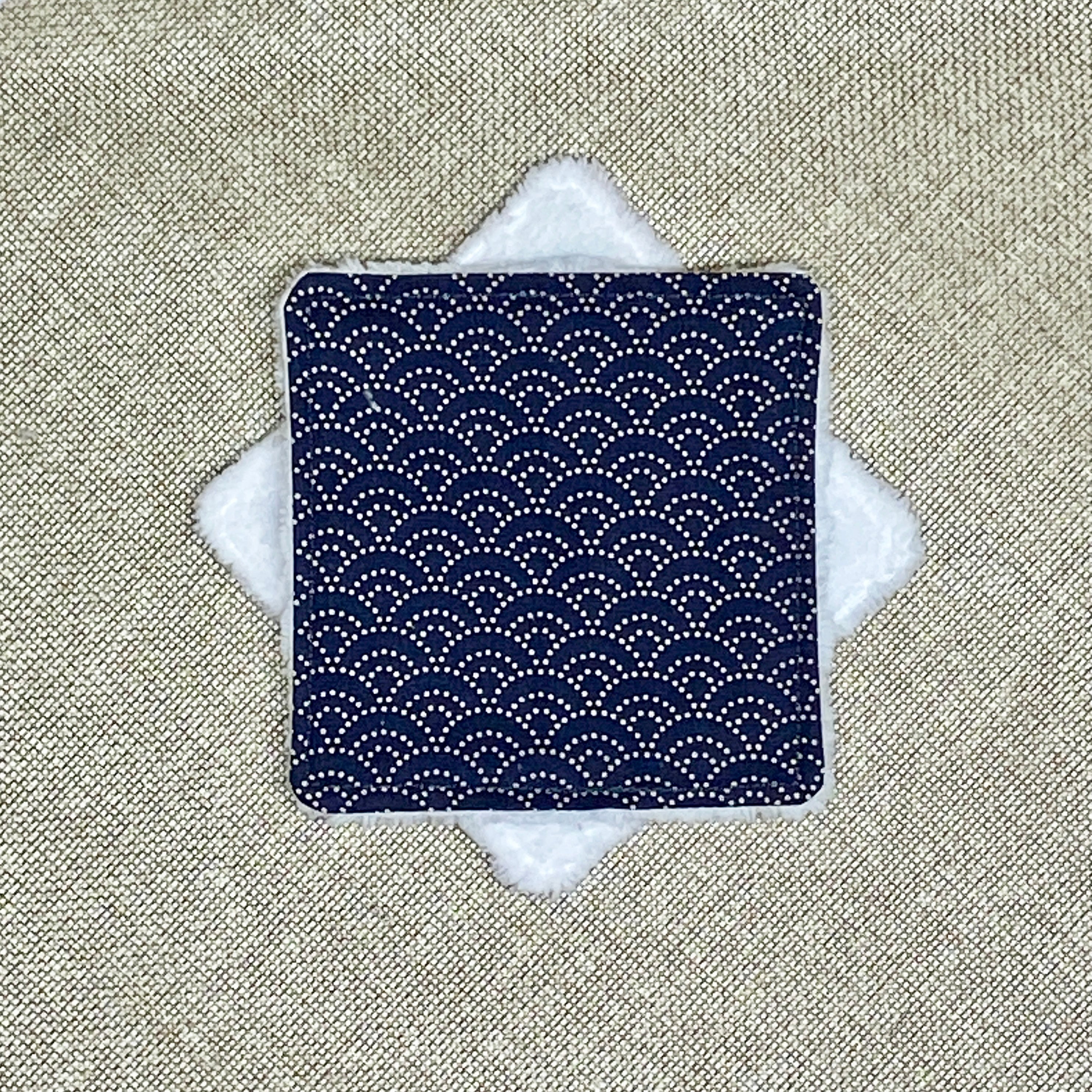 Lingette Bambou - Bleu marine