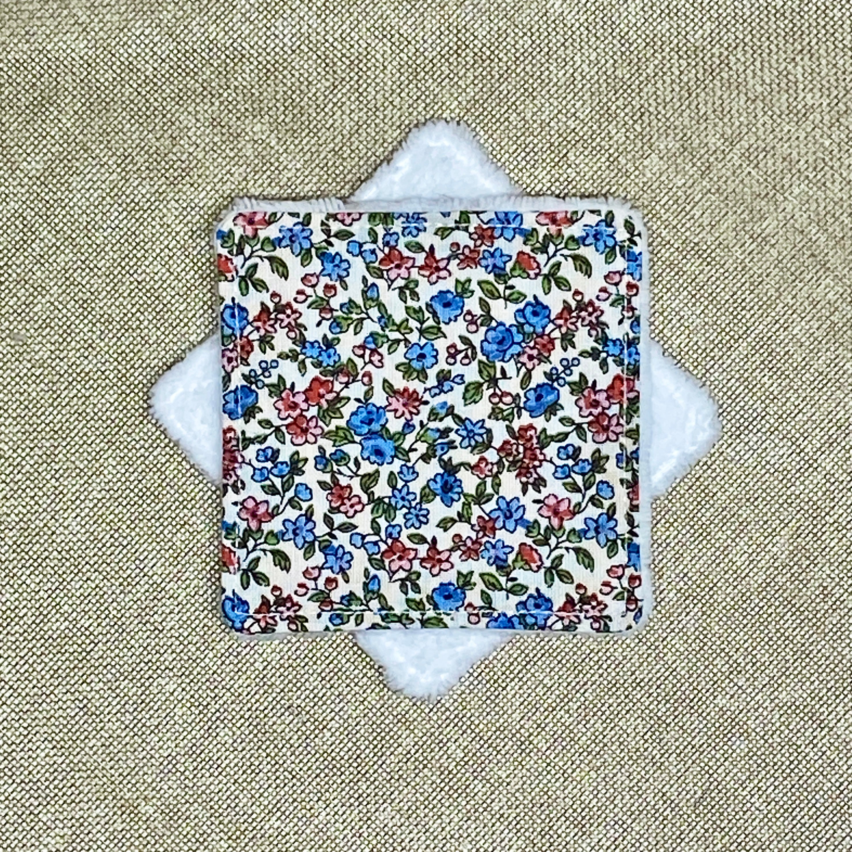 Lingette Bambou - Fleur bleue