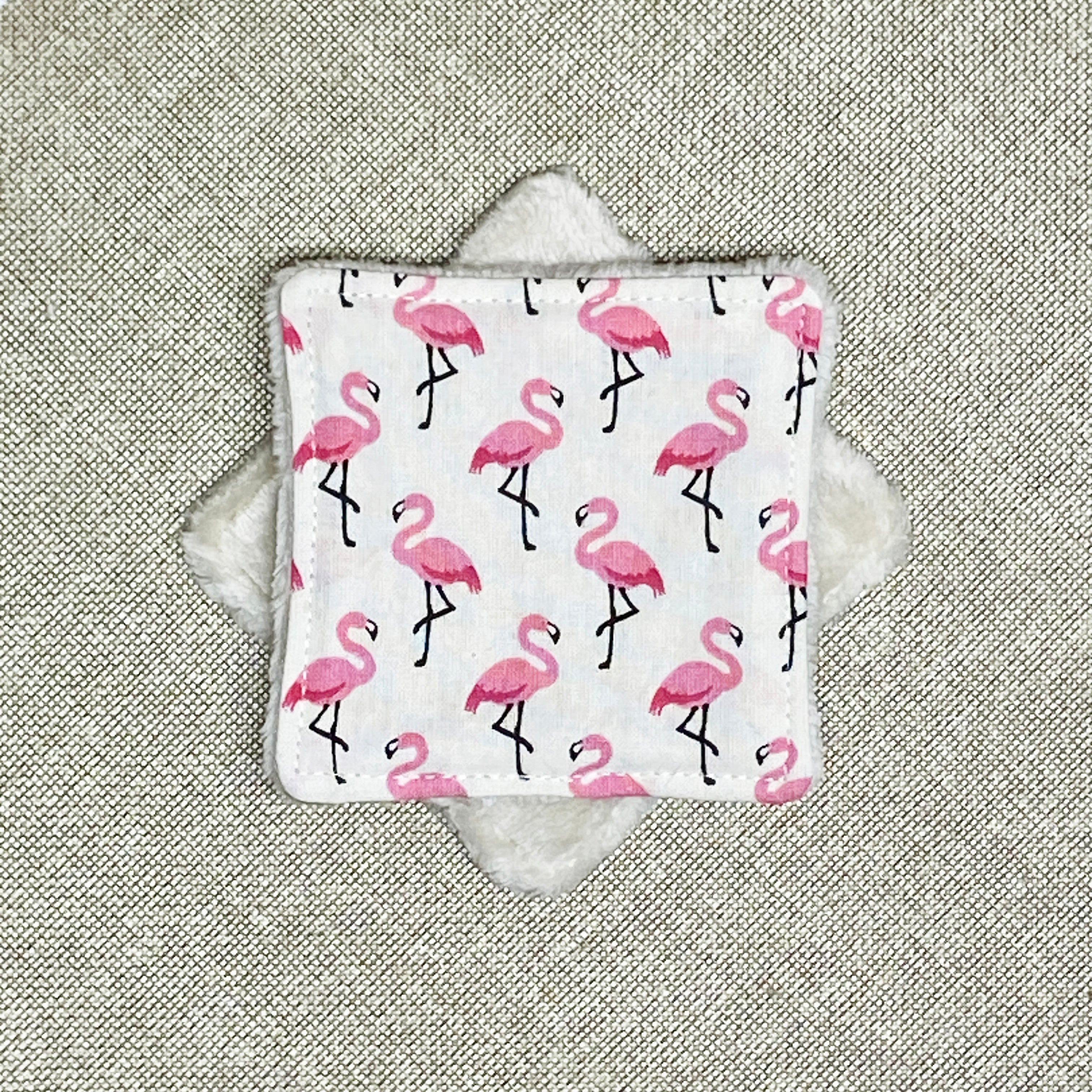 Lingette "Sans produit" - Flamand rose