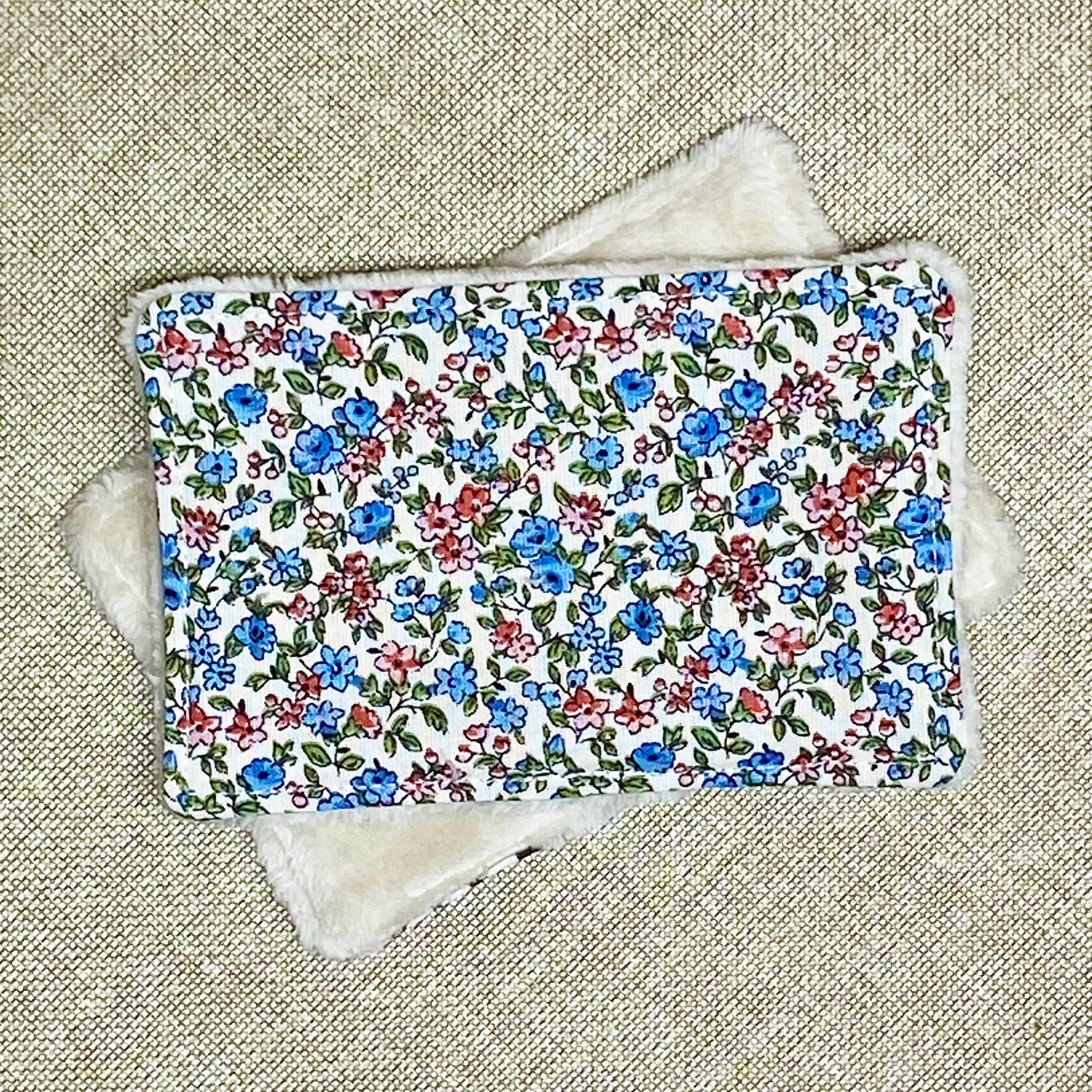 Lingette "Sans produit" - Fleur Bleue