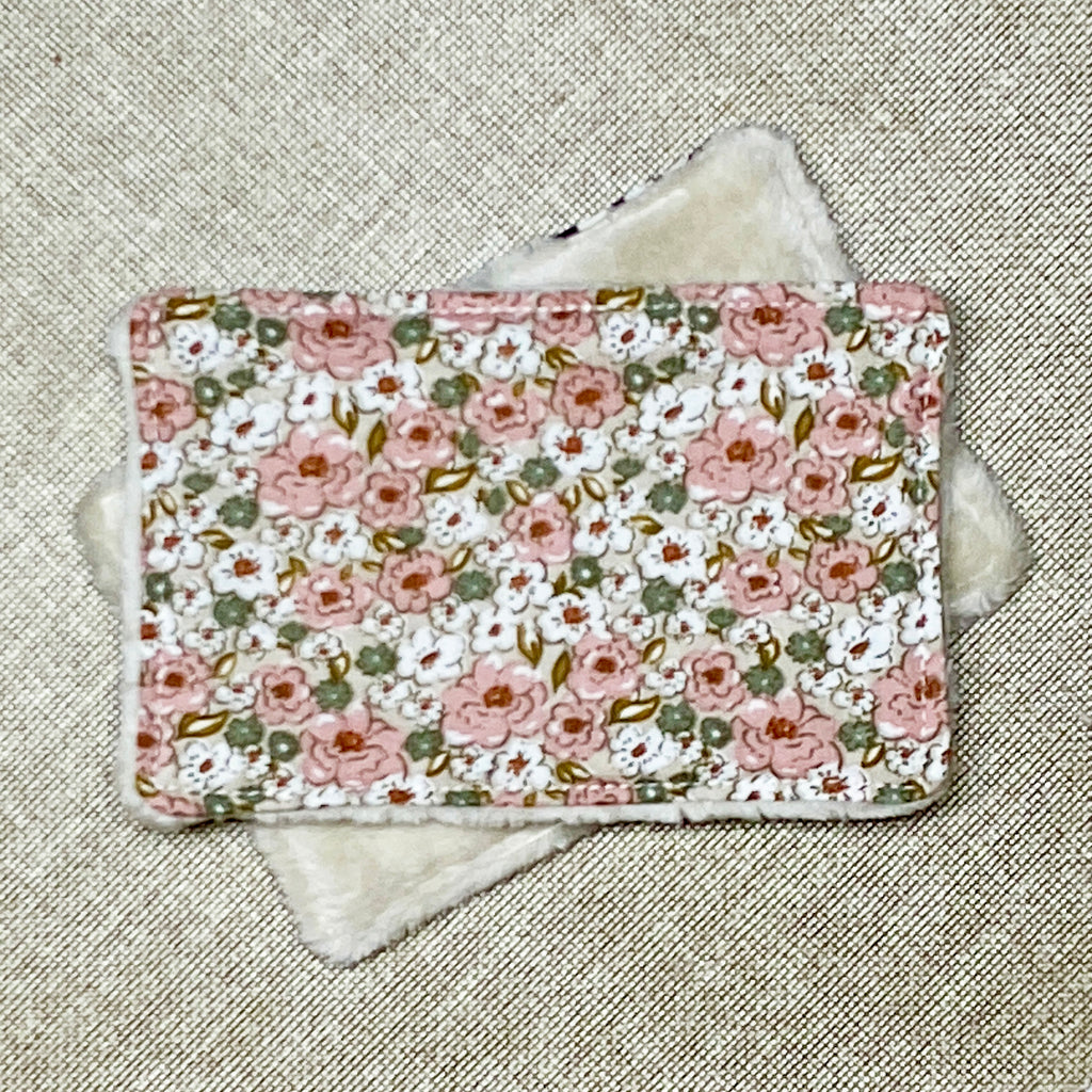 Lingette "Sans produit" - Fleur pastel