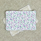 Lingette "Sans produit" - Fleur violette