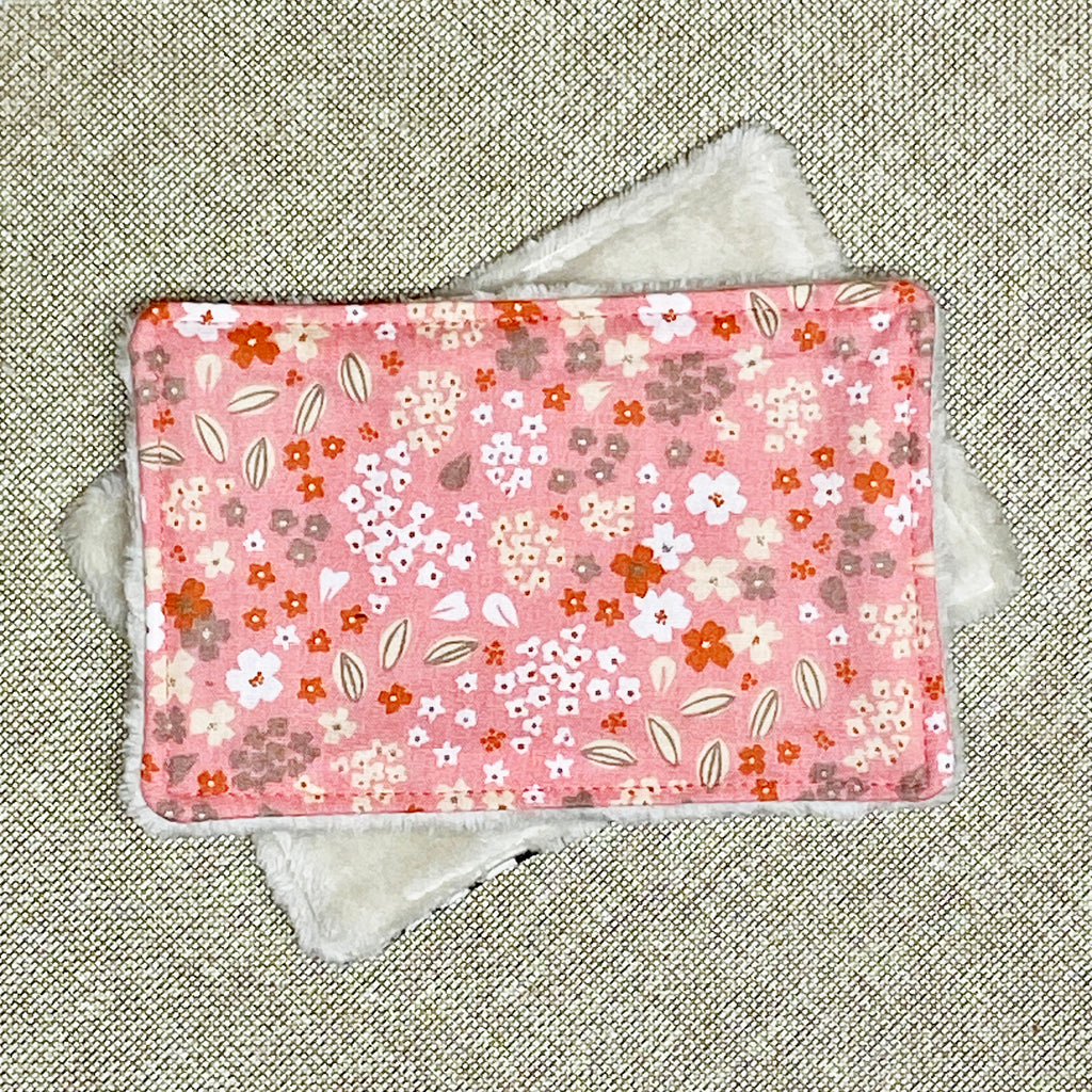 Lingette "Sans produit" - Rose orangé