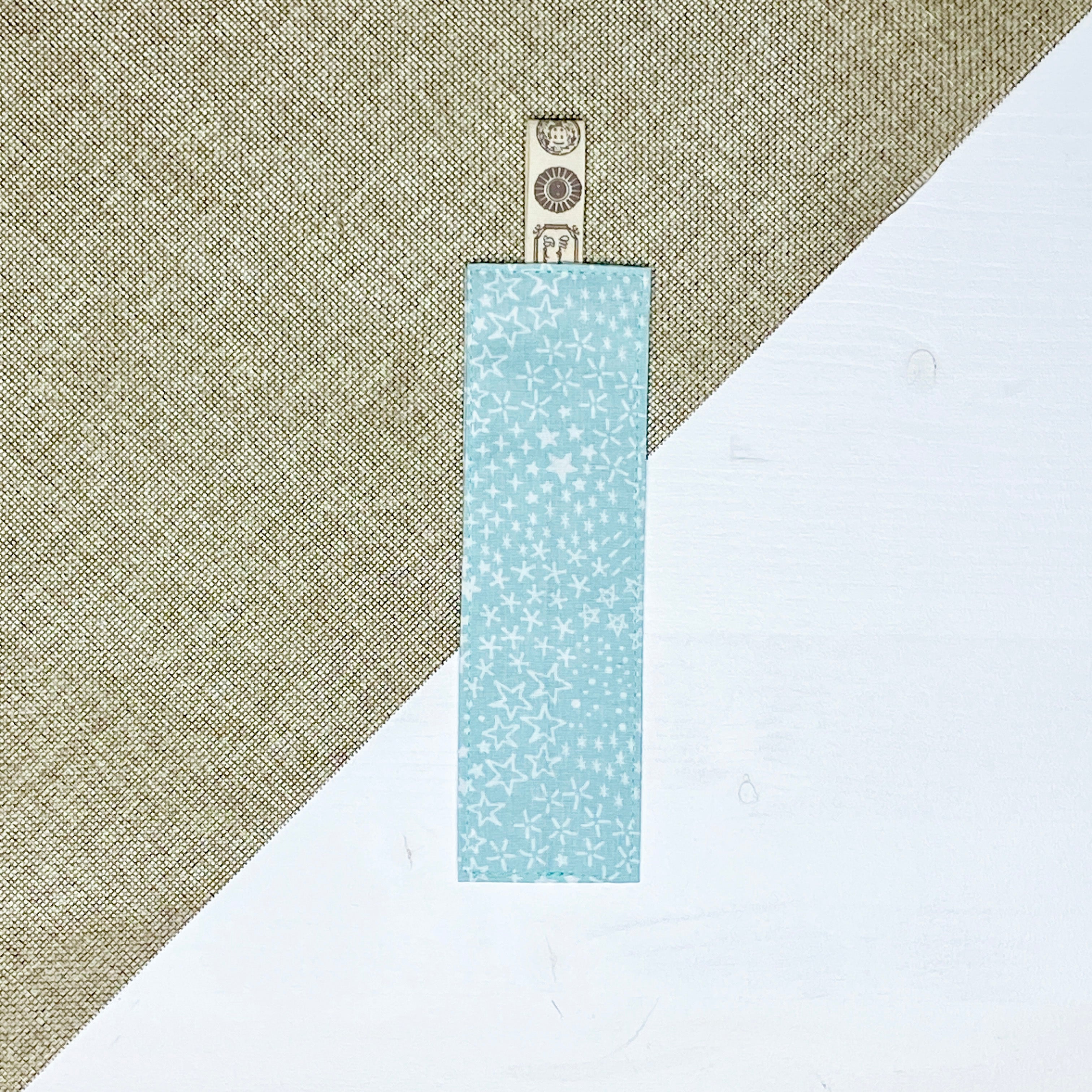 Marque page - Vert étoilé