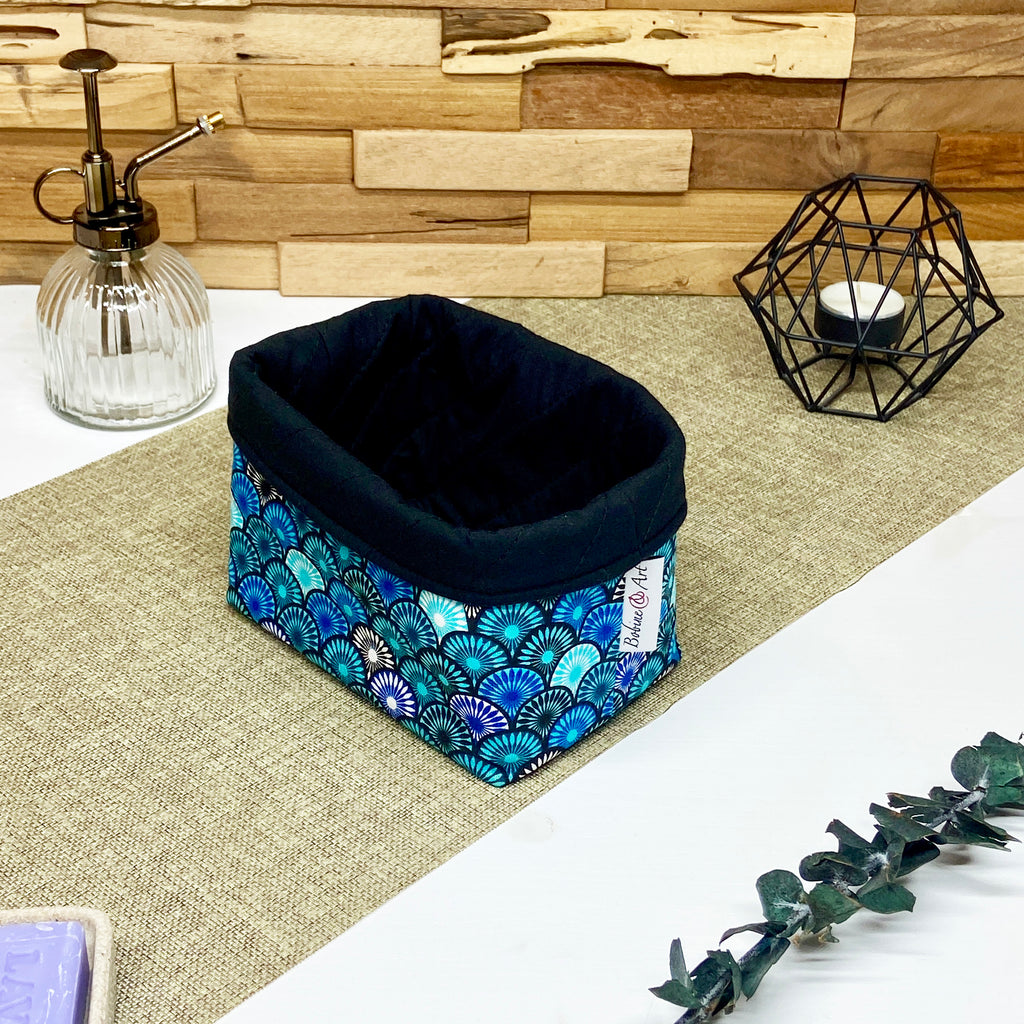 Panière - Mandala bleu