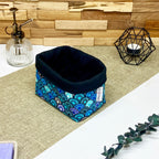 Panière - Mandala bleu