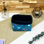 Panière - Mandala bleu