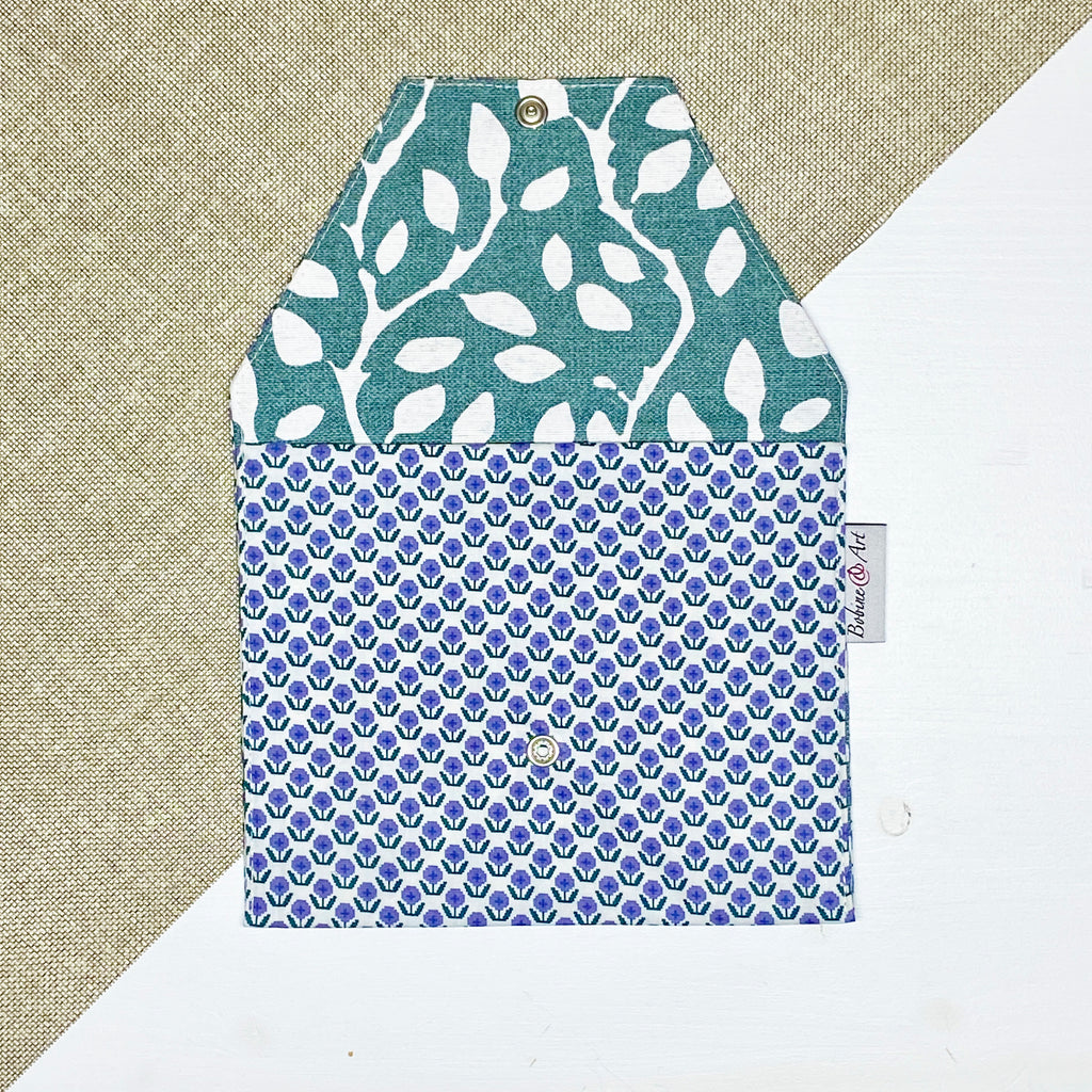 Pochette à lingette - Fleur pixel