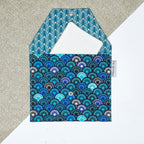 Pochette à lingette - Cercle bleu