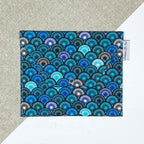 Pochette à lingette - Cercle bleu