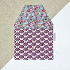 Pochette à lingette - Paon violet