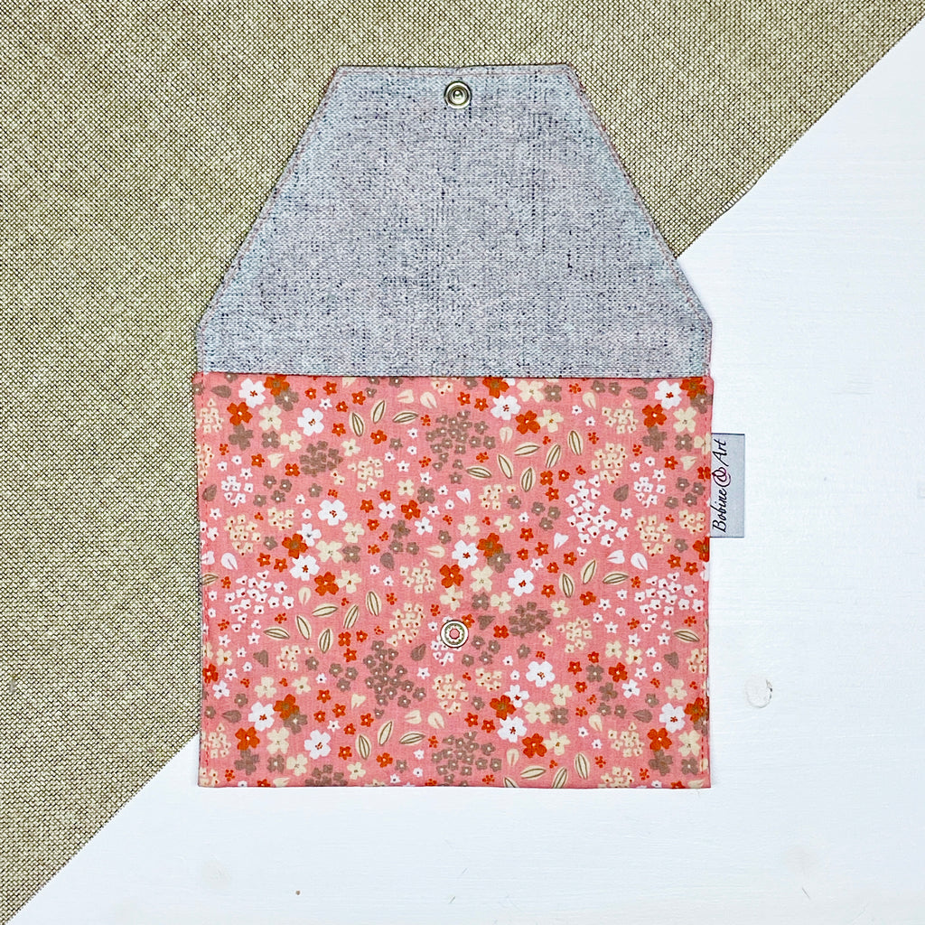 Pochette à lingette - Rose orangé