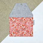 Pochette à lingette - Rose orangé