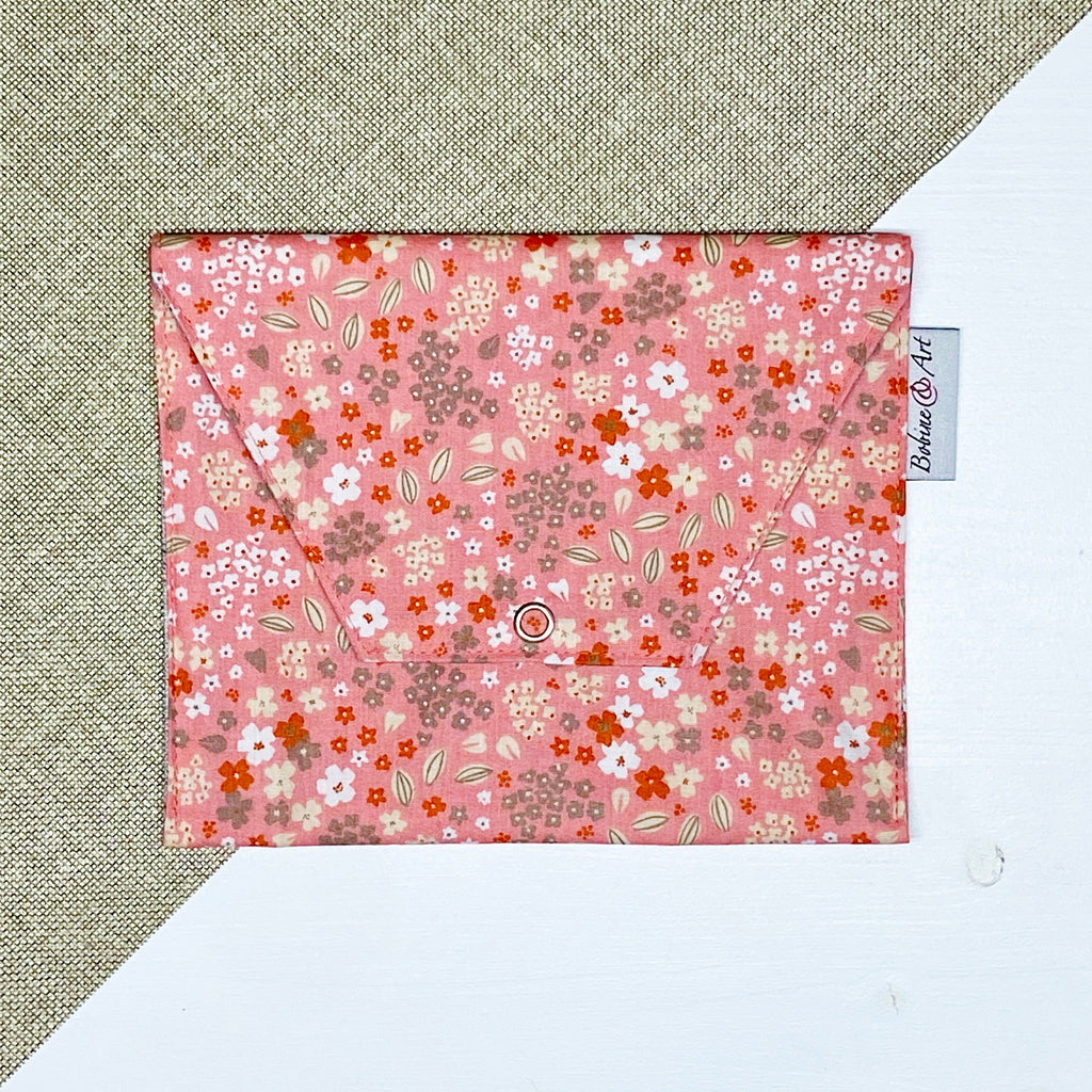 Pochette à lingette - Rose orangé
