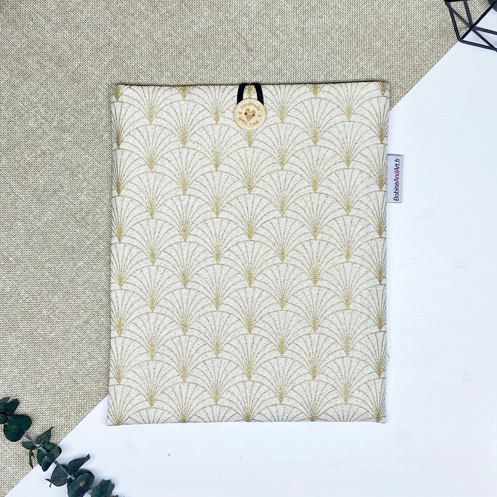 Pochette à livre - Graphique or