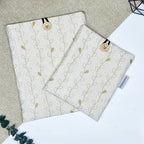 Pochette à livre - Feuille or