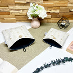 Pochette à livre - Feuille or