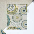 Pochette à livre - Mandala vert